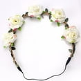 thumbnail image 4 of fastboy Réutilisable et Élastique Couronne Florale de Mode Fille pour Toute Occasion Cadeau Choix Rose, 4 of 6