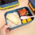 thumbnail image 5 of Caja Bento, Cajas Bento para almuerzo, Juego de cubiertos incorporado, Caja para almuerzo, contenedor para preparación de alimentos, 5 of 5