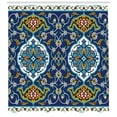thumbnail image 3 of Ambesonne Vintage Shower Curtain, Oriental Tile Effects, 69"Wx84"L, Mustard Royal Blue, 3 of 3