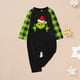 thumbnail image 3 of Conjunto de pijama familiar de 2 piezas, traje con estampado de dinosaurio y cuello redondo (verde bebé, 12-18 meses) Kuymtek Verde|Bebé|T 12/18 M, 3 of 6