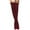 Wine, variant on XIAQUJ Girls Ladies Women Keep Warm Thigh High Over The Knee Socks Long Cotton Stockings Lace Knit Warm Stockings Stockings Black One Size