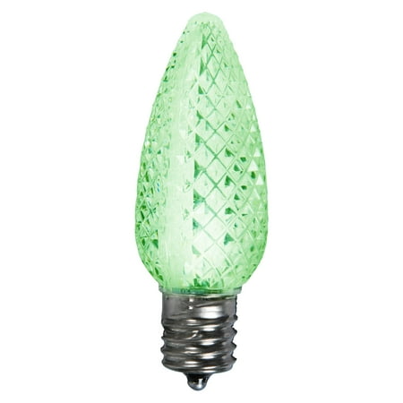 

C7 Faceted LED Lime Twinkle Bulb 25/Box