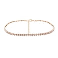thumbnail image 4 of Women Fashion Rhinestone Choker Simple Diamante Necklace Alloy Thin Neck Chain Gift, 4 of 8