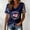 HAOZE02_Navy, variant on 250 Anniversary USA Shirt Women Summer V Neck Sparkly 250th Anniversary Flag Graphic Tees Patriotic 4th of July Shirts Women July 4th Tshirts Going Out Tops Red, XXL