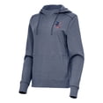 thumbnail image 2 of Women's Antigua Heather Navy Detroit Tigers Justice Stars and Stripes Team Logo Pullover Hoodie, 2 of 3