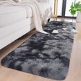 thumbnail image 2 of Alfombra Chicrug Soft Plush Runner, gris y negro, 61 x 244 cm, 2 of 7