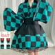 thumbnail image 3 of Disfraz de Anime Kamado Tanjirou para mujer, vestidos japoneses de Lolita, Kimonos de sirvienta, trajes de Carnaval de Halloween, Nezuko, 3 of 4
