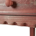 thumbnail image 6 of Alaterre Country Cottage End Table, Rustic Red Antique Finish, 6 of 7