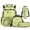 Cartoon Frog, variant on Yspwyqan Neon Retro Dinosaur 4Pcs Boys Backpack Set with Lunch Box Pencil Case Water Bottle Bag, 17 Inch Multi-Pocket Lightweight Kids Backpack for Elementary Middle School