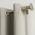 thumbnail image 3 of Sun Zero Nolan 1-Piece Energy Saving Blackout Grommet Curtain Panel, 54"X108", Stone, 3 of 9