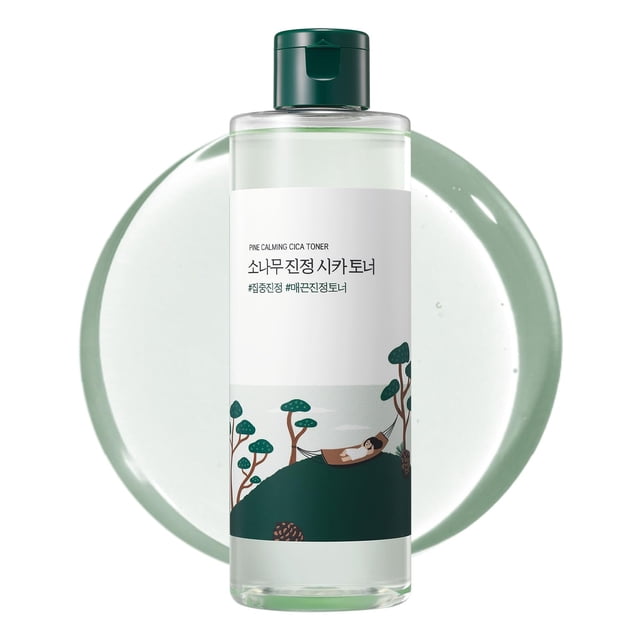Tonificador ROUND LAB Pine Calming Cica 250 ml con BHA + LHA