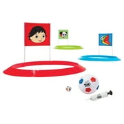 Ryan's World Kids Soccer Golf Set with 1 Soccer Ball & 3 Targets with Flags - 20" Targets