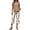 Beige, variant on Women's Printed Casual Two Piece Set Cropped Top and Half Length Bottoms Modern Outfit,Beige,XL