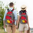 thumbnail image 4 of Easygdp Dinosaur Super Hero Cartoon Mochila de Lona Resistente para Laptop, Compatible con Laptops de 15 a 17 pulgadas, Ideal para Escuela, Trabajo y Viajes-Small, 4 of 5
