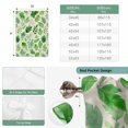 thumbnail image 6 of Green Leaves Balloon Curtains for Windows, Bedroom Curtains 54 Inch Length, Spring Plants Rustic Vintage Botanical Tie Up Curtains Panels Thermal Insulated Bathroom Curtains Window 42"x54", 6 of 8