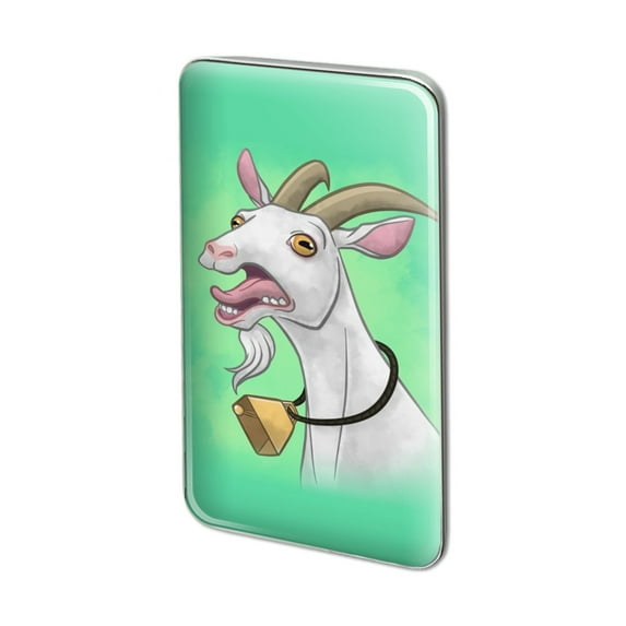 Screaming Goat Metal Rectangle Lapel Hat Pin Tie Tack Pinback