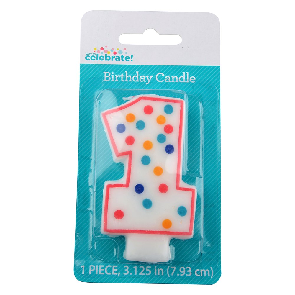 Way to Celebrate, Number One, Birthday Candle