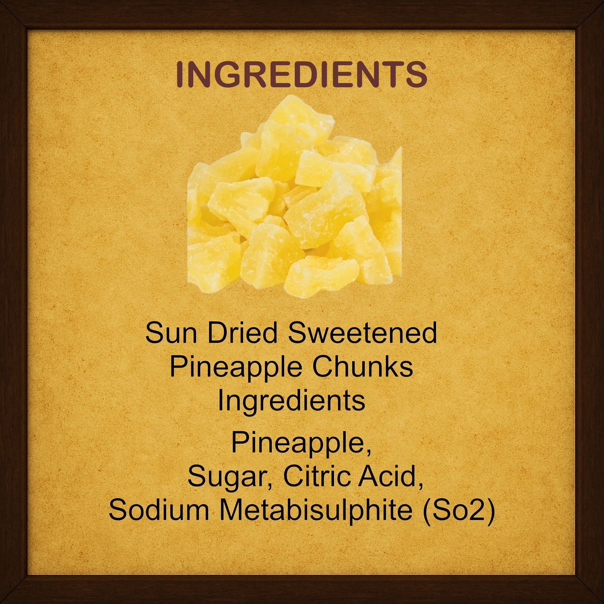 Michele's Pantry Sweetened Pineapple Dried Fruit Bites, 4 lb. Bag