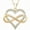 Golden XL-1, variant on Silver Plated Necklace for Women - Square Cut Cubic Zirconia Teardrop Pendant - 16-20in Electroplated Copper Cross Chain - Elegant Jewelry Gift for Birthday Anniversary Date Night