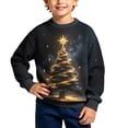 thumbnail image 6 of Frostluinai Christmas Tree Sweaters Boys 5-16 Years Xmas Party Knit Pullover Crew Neck Long Sleeve Oversized Sweater Tops Holiday Outfits, 6 of 8