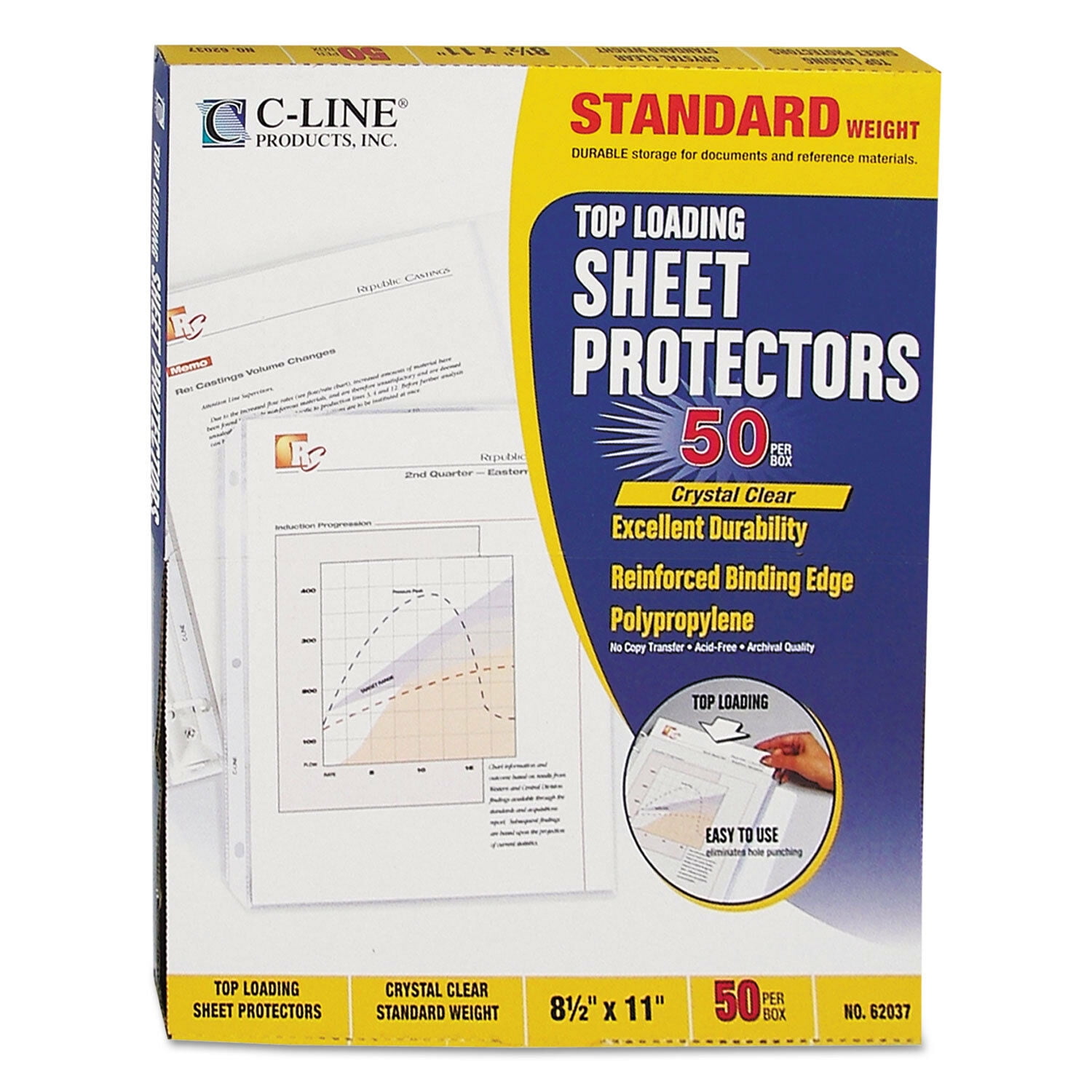 Standard Weight Polypropylene Sheet Protectors