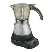Bene Casa 3 Cup Electric Espresso Maker, Detachable Base for Cordless Serving, Automatic Espresso Maker 1 to 3 Cup Automatic