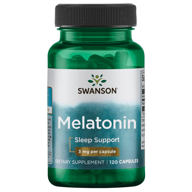 Swanson Melatonin 3 mg 120 Capsules