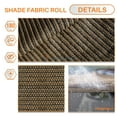 thumbnail image 2 of TANG Sunshades Depot 16' x 158' Shade Cloth 180 GSM HDPE Brown Fabric Roll Up to 95% Blockage UV Resistant Mesh Net, 2 of 5