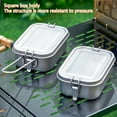 thumbnail image 4 of Jesscasday Metal Alloy Camping Lunch Box Folding Handle Bentos Container Portable Bentos Box, 4 of 16