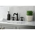 thumbnail image 3 of Kingston Brass FSC1975BX Metropolitan Widespread Bathroom Faucet with Pop-Up Drain, Oil Rubbed Bronze, 3 of 8