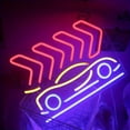 thumbnail image 4 of UPONRAY Car Neon Signs, 16.5"*12.6" Dimmable & USB-Powered LED Neon Light, Stylish Wall Decor for Man Cave, Garage, Workshop, 4 of 9