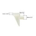 thumbnail image 2 of Uxcell 0.2" Shelf Locking Shelf Support Pegs Shelf Bracket Peg White Plastic 50Pcs, 2 of 4