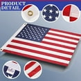 thumbnail image 3 of American Flag 2x3 FT For Outside 100% Made in USA, Most Durable Nylon US Flag, Heavy Duty, Luxury Embroidered Star with Brightly Colored Brass Grommets Premium US Flag (2 x 3 Ft), 3 of 6