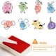 thumbnail image 2 of Almohadillas de Tinta para Manualidades de 15 Colores, Almohadilla Lavable para Sellos de Dedos para Niños, Bricolaje, Papel, Madera, Tela, Álbumes de Recortes, Sellos de Goma., 2 of 5