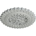 thumbnail image 3 of Ekena Millwork 18 1/2"OD x 7/8"ID x 1 1/2"P Sellek Ceiling Medallion (Fits Canopies up to 1 1/8"), Hand-Painted Frost, 3 of 5