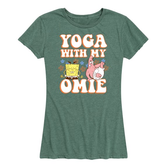SpongeBob SquarePants - Yoga with My Omie - Women's Short Sleeve Graphic T-Shirt