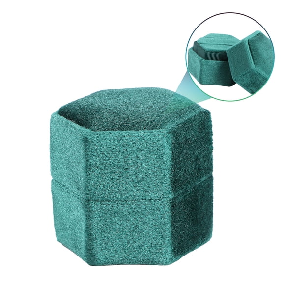 UPGRATOR Jewellery Boxes ABS Jewelry Display Box with Storage Function for Couples on Valentines Day 5.5x2.16x1.77in
