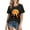 #03 Black, variant on Busydd Womens Fall Tops Trendy Round Neck Halloween Graphic Tees for Women Comfortable Casual Cotton T Shirts for Women Lightweight Short Sleeve Womens T Shirts L