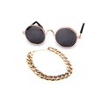 thumbnail image 5 of 2pcs Pet Fashionable Accessories Set, Sunglasses Combo, 5 of 5