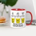 thumbnail image 3 of CafePress - Glass Half Full Empty Pee Funny T Shirt Mug - 11 oz Ceramic Mug - Novelty Coffee Tea Cup, 3 of 4