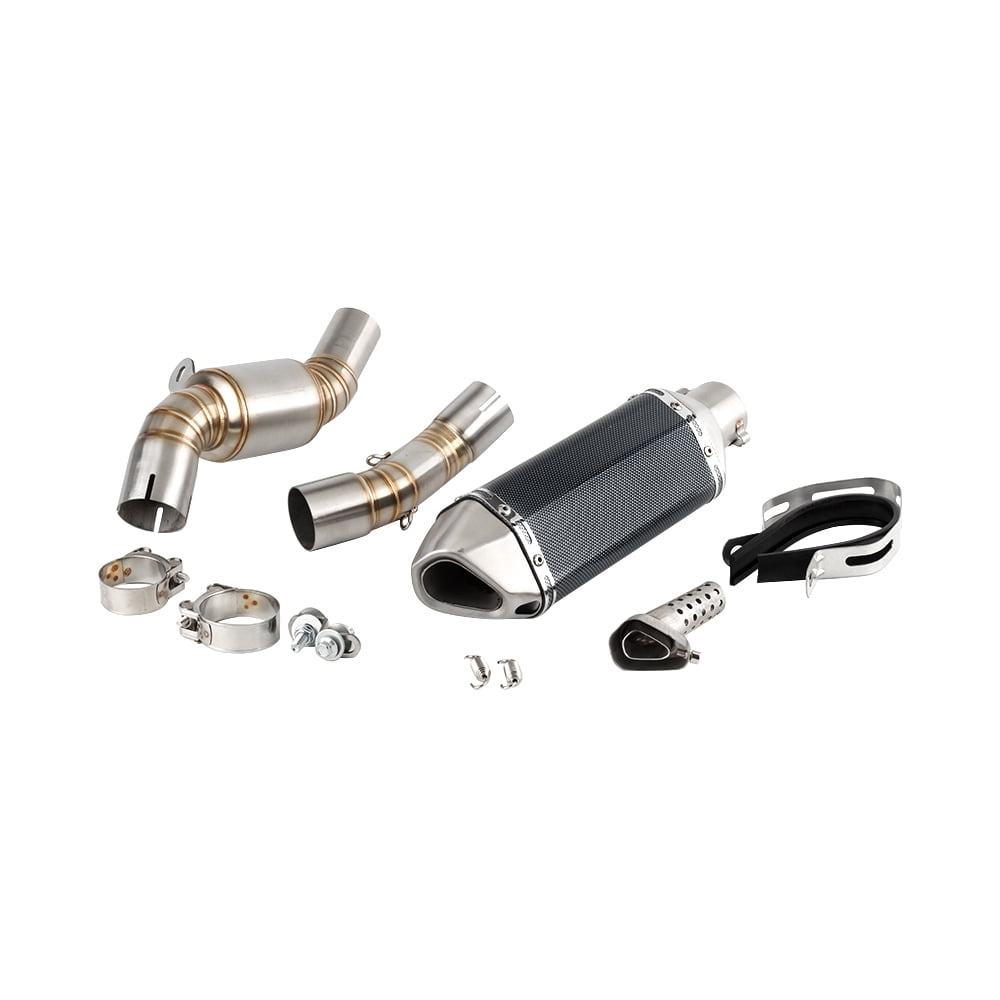 GFYSHIP Escape Slip-on Motorcycle Exhaust Muffler With High Level Mid D-catLink Pipe Full Pipe System For CF MOTO 700 CLX Heritage 2020-2024 / CF MOTO 700 CLX Sport 2020-2024