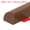 Brown, variant on REGALWOVEN Flexible Molding Trim, Silicone Peel and Stick Self Adhesive Shower Water Barrier Black 20 Inch