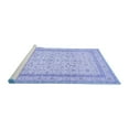 thumbnail image 2 of Ahgly Company Machine Washable Indoor Round Persian Blue Traditional Area Rugs, 3' Round, 2 of 4