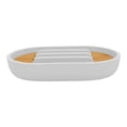 thumbnail image 1 of Jabonera Mainstays 2 x 8.5 x 13 cm Diseño Liso Color Blanco, 1 of 4