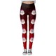 thumbnail image 4 of Leggings de cintura alta para mujer, pantalones de yoga para entrenamiento, suaves, elásticos, cómodos, con estampado navideño, diseño de bloques de color para fitness y running 2703, 4 of 4