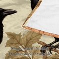Black Crow Warm Cozy Throw Blanket Microfiber Fleece Blankets for Couch