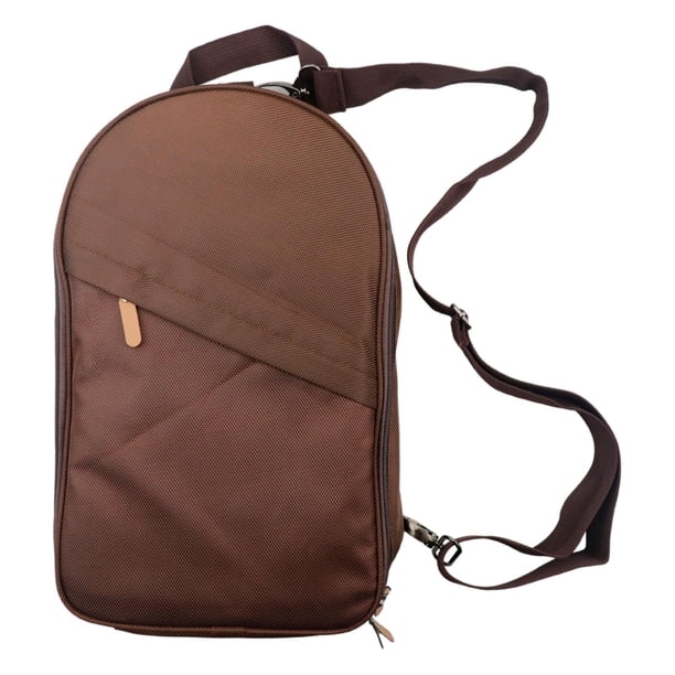 Organizador de utensilios de camping, bolsa de cubiertos, bolsa de almacenamiento para cocinar al aire libre a diario. Marrón