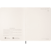 Moleskine 2025 13-Month Essential Planner, Soft Cover, Weekly Vertical, XXL (8.5 x 11), Black