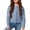 Blue, variant on KAUOD Toddler Girls Button Cardigan Sweater Ribbed Knit Long Sleeve Open Front Sweater Clothes Kids Soft Cotton Tops