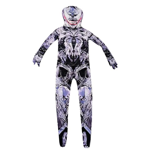 Moonsky-Halloween Costume Boy/Girl Fancy Dress Costume Chil-d's Fancy Dress Role Play Chil-d's Boys Costume Set Red and Blue Spider Onesie - Venom#Gray 180